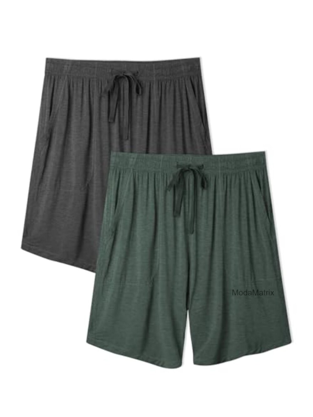 Men's Pajama Shorts 2 Pack - Bamboo Rayon Sleep Shorts
